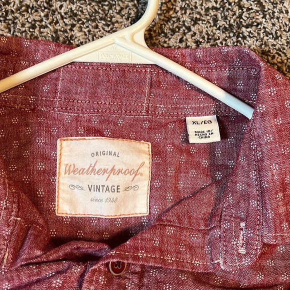 Weatherproof Vintage short sleeve button up - Picture 3 of 4